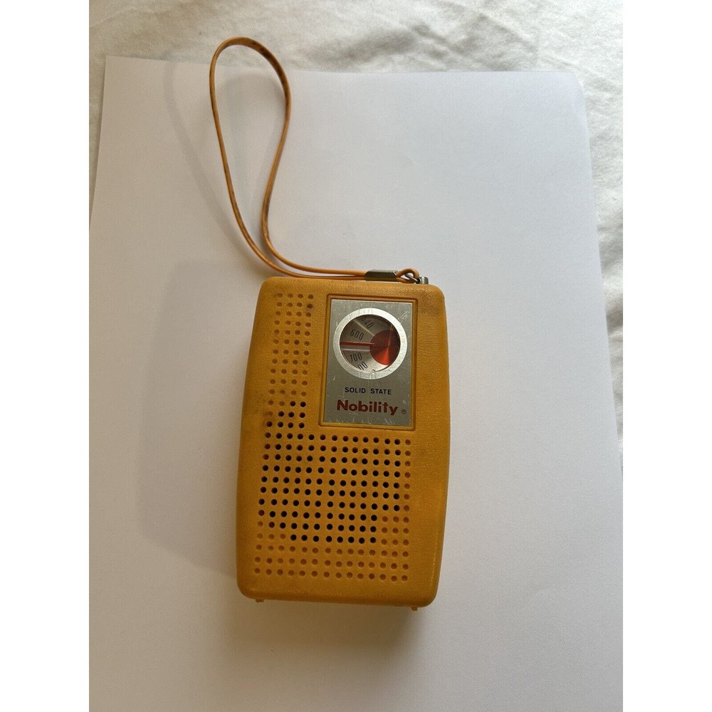 Nobility Solid-State Transistor Radio 1960s Vintage
